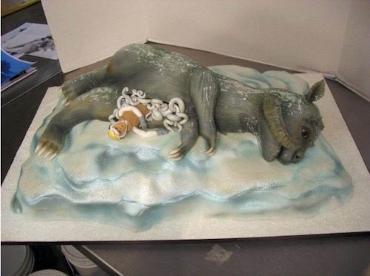 Star Wars Hoth cake