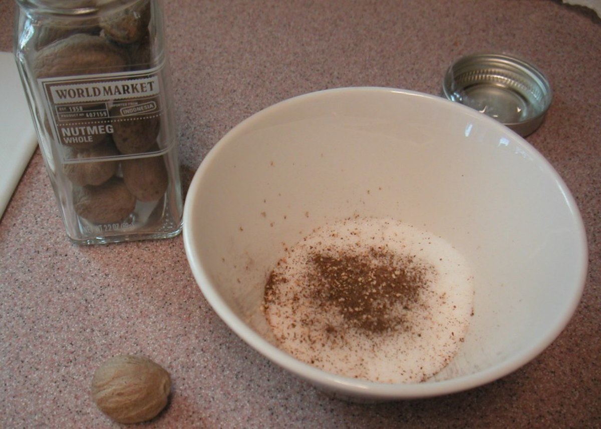 Combine the sugar and spices in a separate bowl