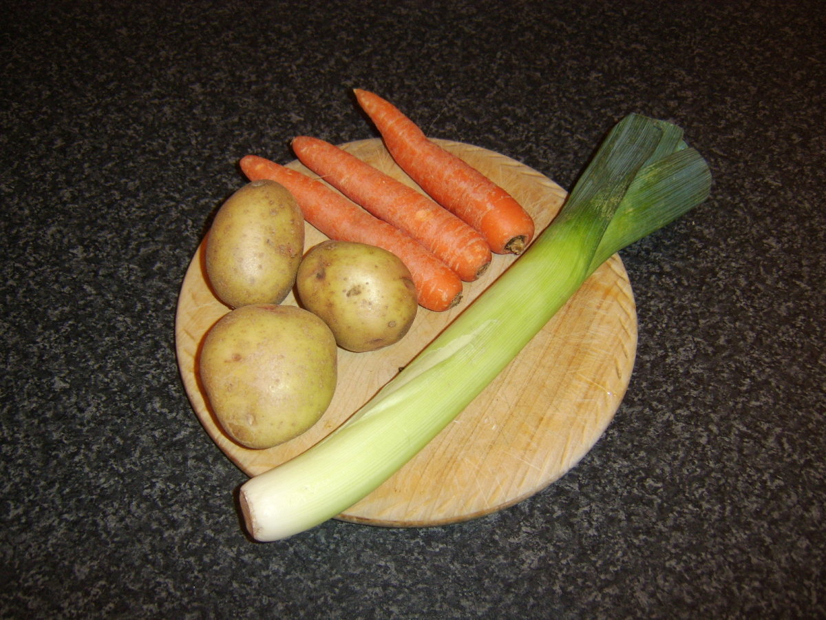 Vegetables for soup