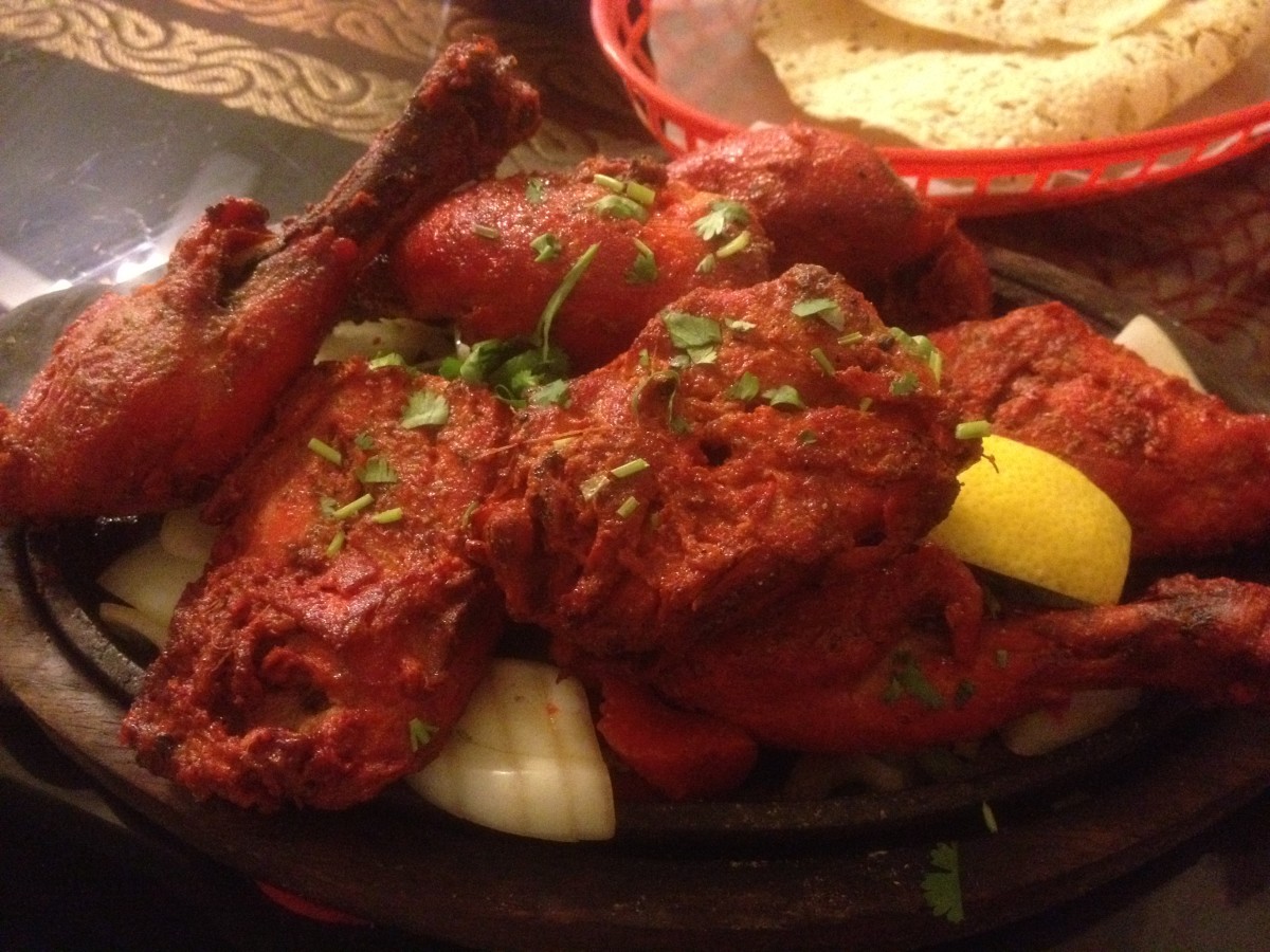 Tandoori chicken from Taste of India