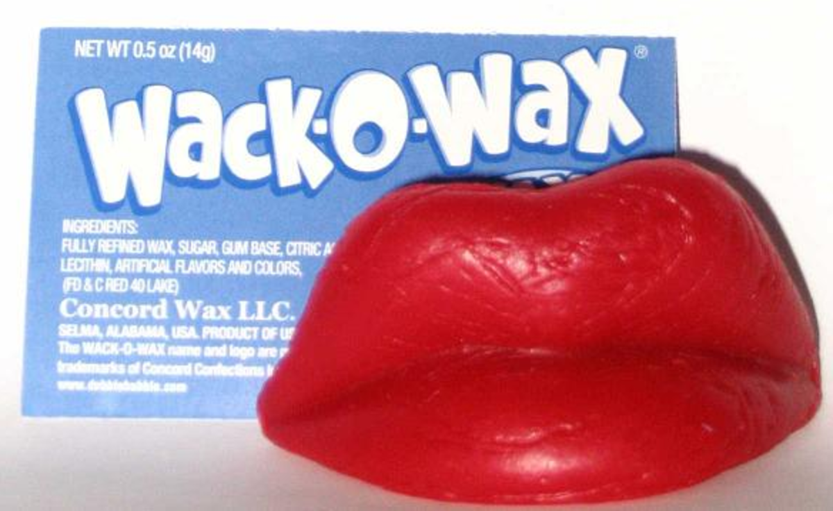 Wax Lips. Воск для губ. Прикол накладные губы Wax Lips.