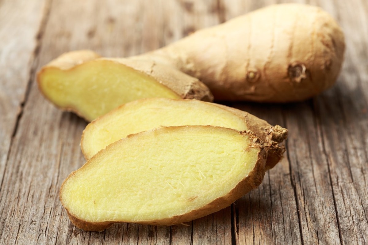 Ginger can be used for tea or to add a pleasant aroma to your food.