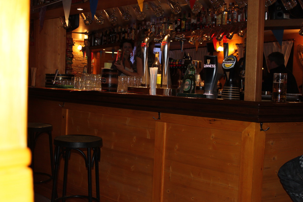 The bar at Quo Vadis