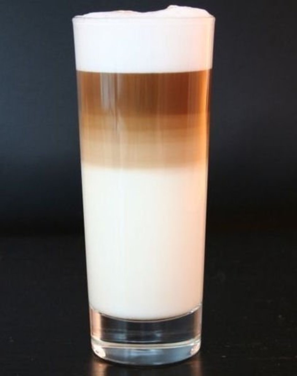 I suppose a macchiato is all about the separation and clear layers...