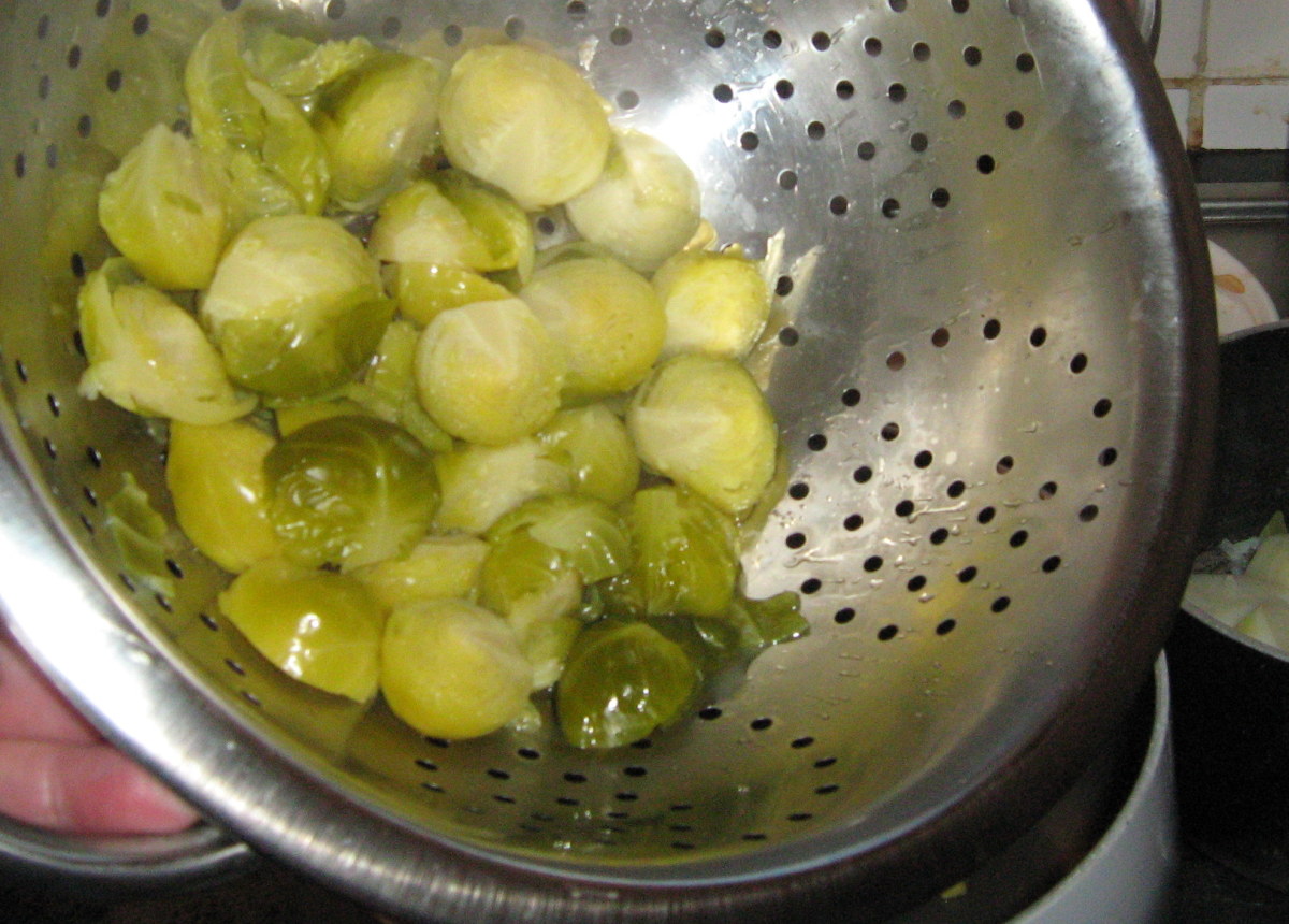 Cooked sprouts