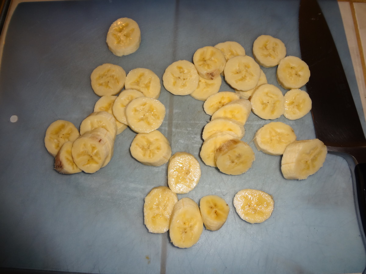 Sliced Bananas