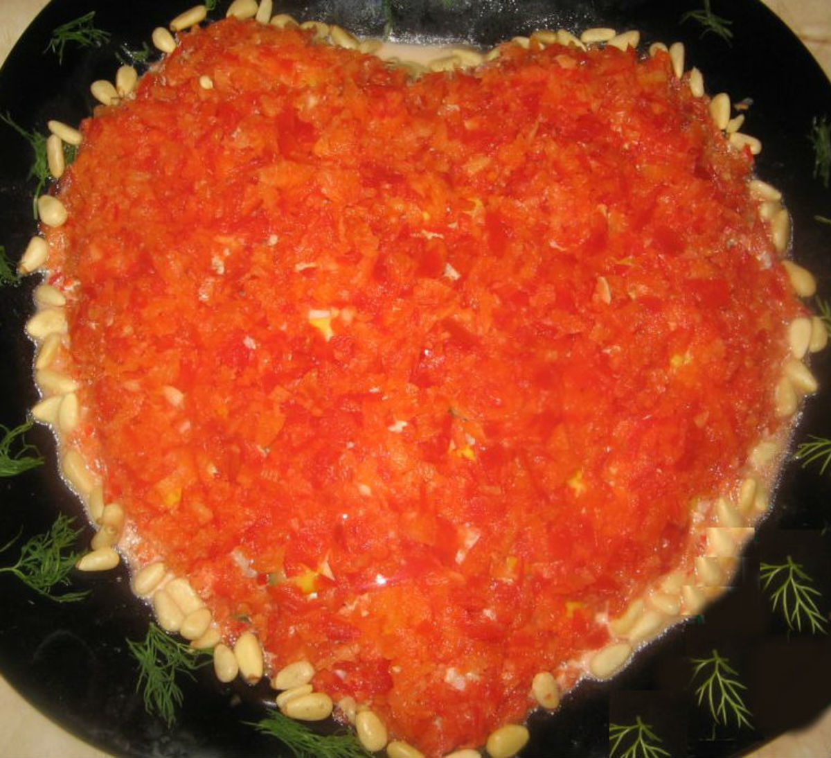 Salad "heart"