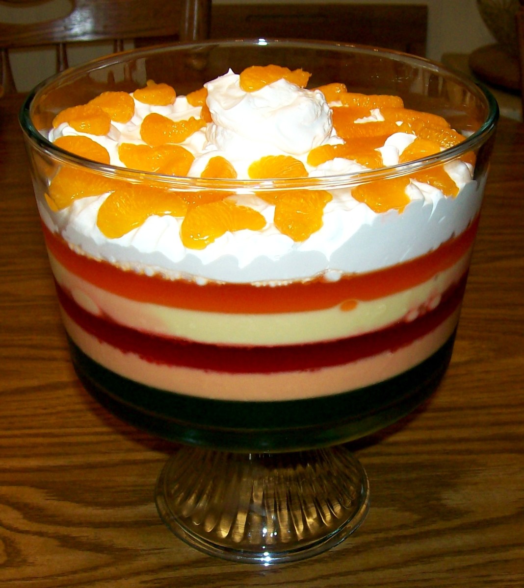 A trifle looks good from all angles!