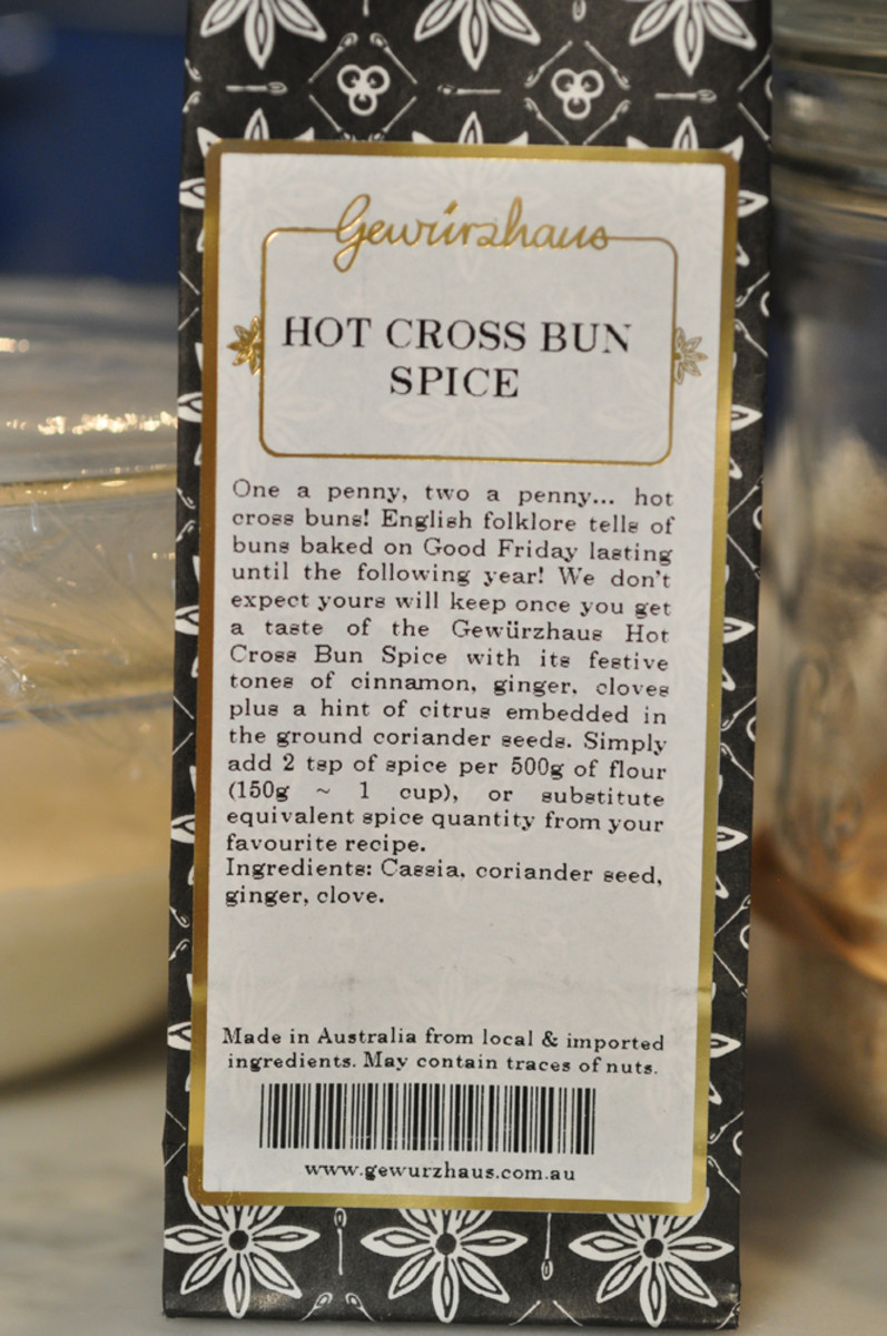 The spice mix I used, from my local spice store. Should have read instructions and doubled the amount of spice used for my buns. Image: © Siu Ling Hui