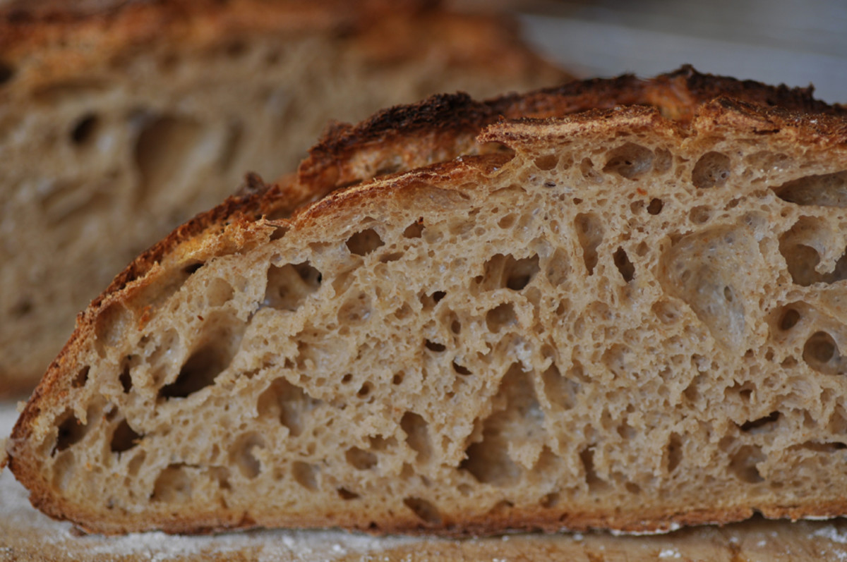 Crumb of Einkorn loaf. Image: © Siu Ling Hui