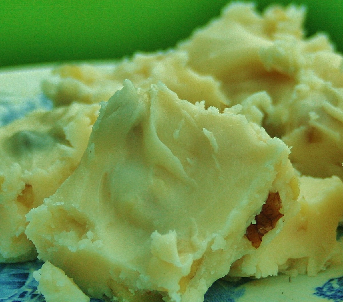 Cook sour cream fudge to the soft ball stage, and then remove it from the heat to cool.
