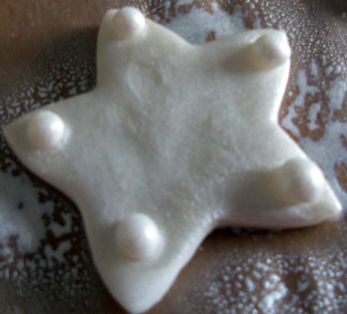 Do something different with the star for the top of the cookie tree so that it stands out.