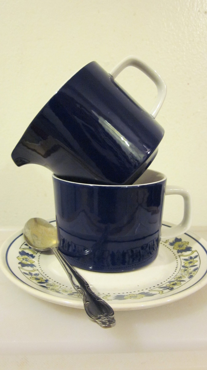 It's fun to have tea with matching cup, saucer and creamer. It's not the same otherwise.