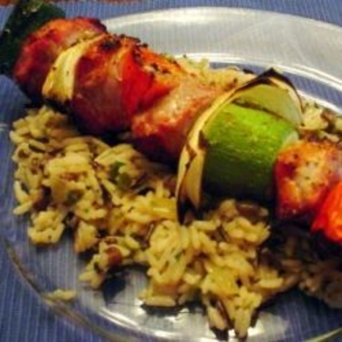 Try serving shish kabobs on rice pilaf.
