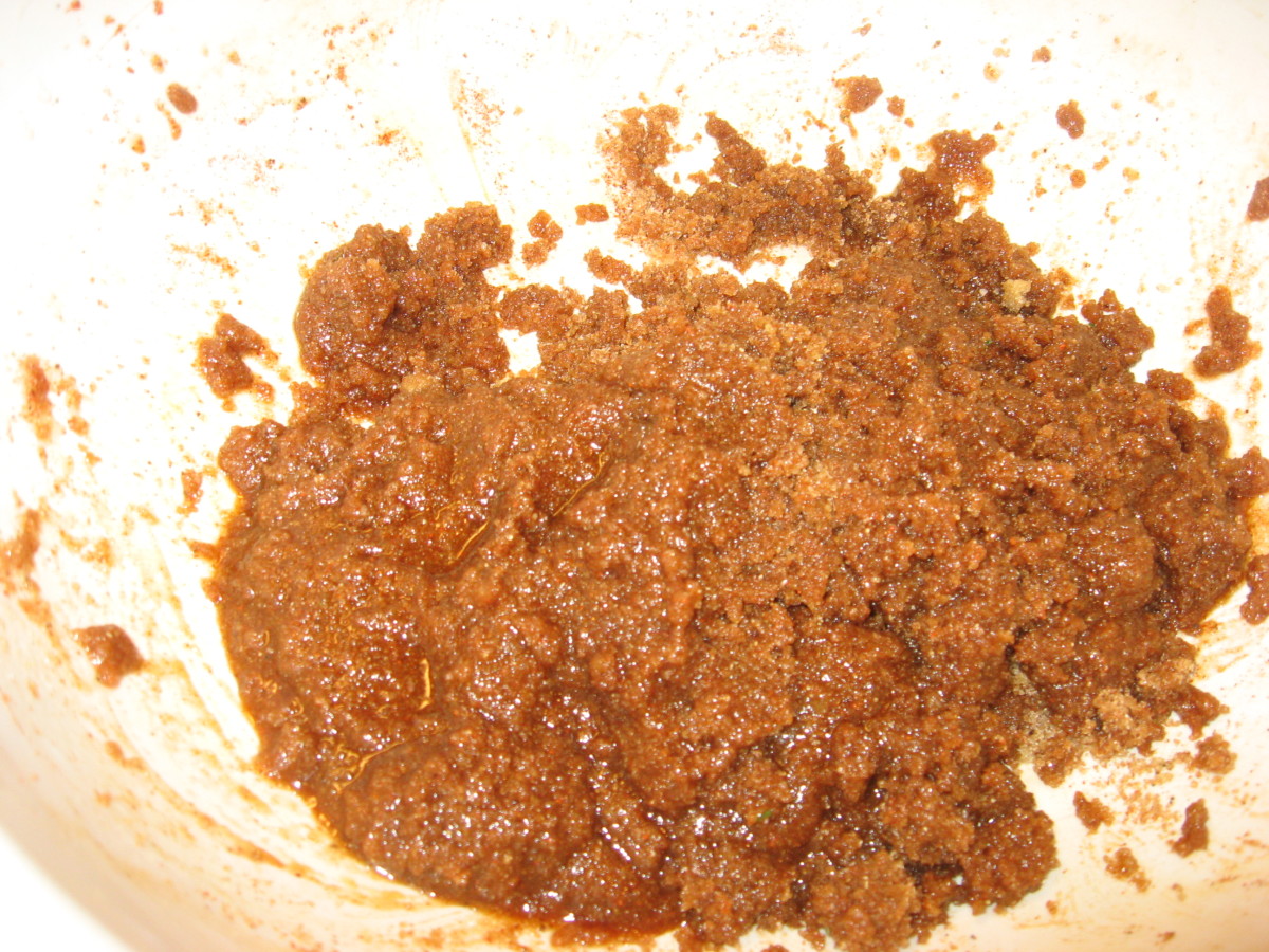 Form the BBQ Rub into a thick paste.