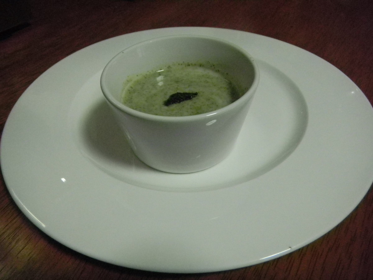 Add mint sauce to yogurt for a cooling dip.