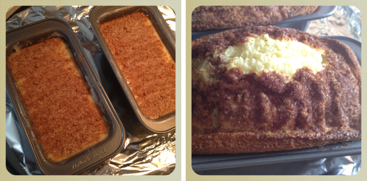 Cornbread fresh from the oven