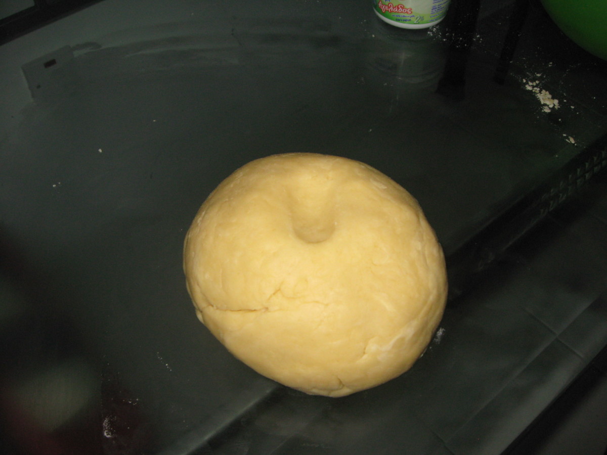 The dough is ready to cut