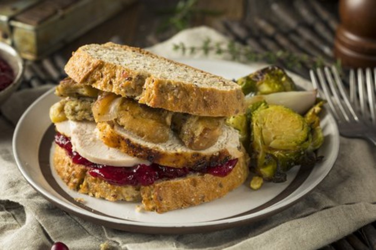 Add cranberry sauce to your favourite sandwich to add lots of yummy flavour.