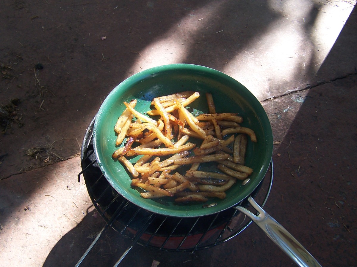 The Orgreenic pan made a tasty batch of colony fries.
