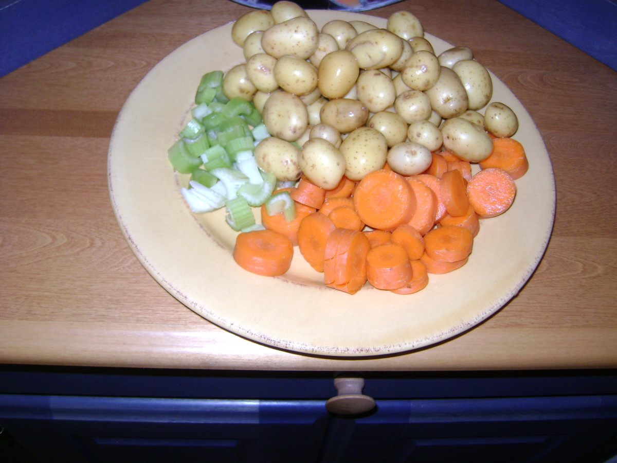 Adding fresh carrots, baby potatoes and celery will enhance the flavor of soup and will boost the level of vitamins and minerals.