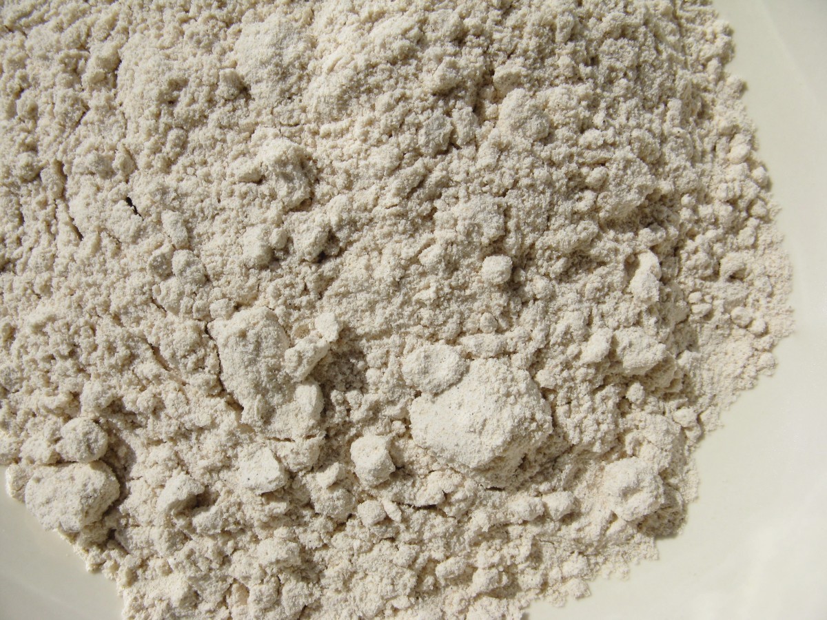 Flour made from the seeds of the amaranth plant