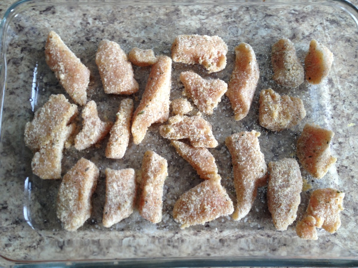 Chicken Pieces Are Ready To Be Baked