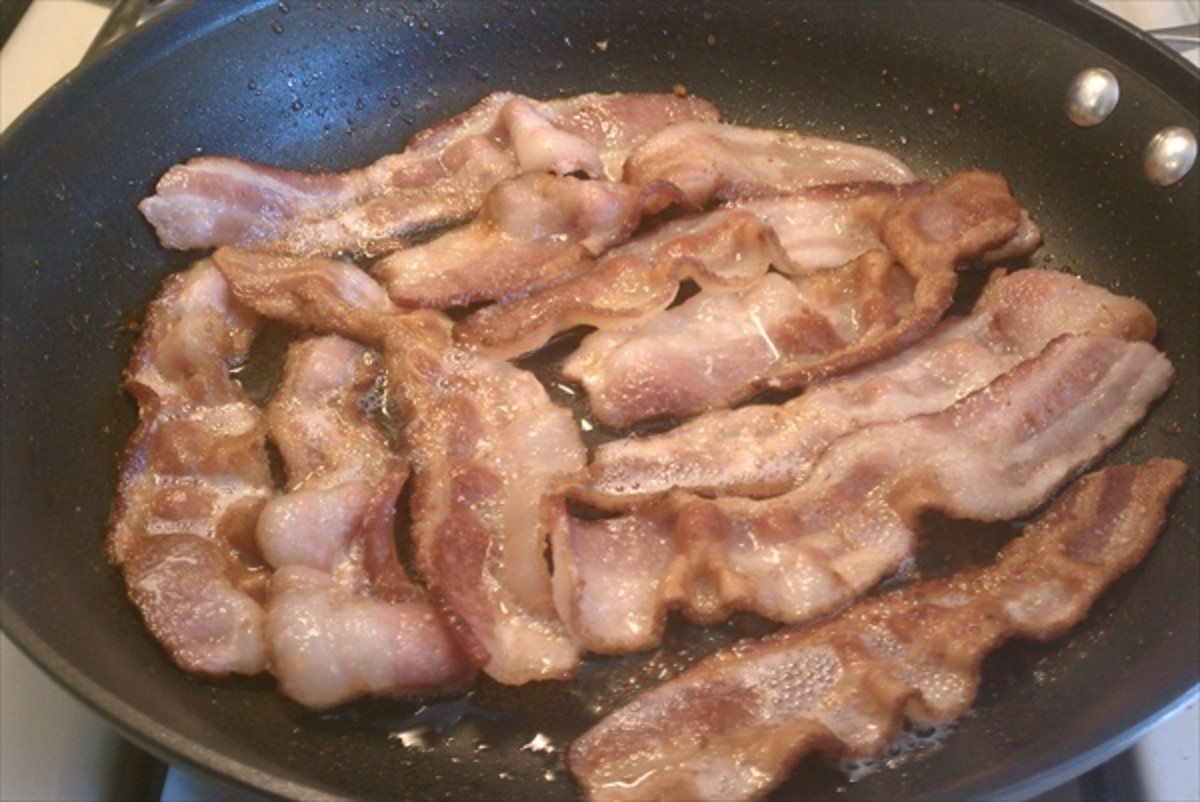 For good mental health, fry bacon! (Is there nothing it can't fix?)
