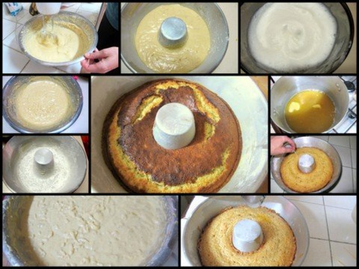 Here's a visual of the process to make XXXtra Rummy Rum Cake.