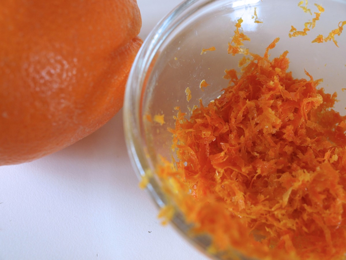 Use a microplane to zest your oranges.