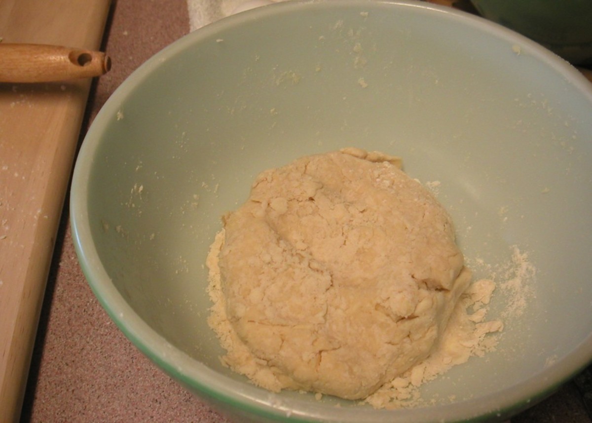 Mix only until the ingredients hold together in a ball. Too much mixing causes tough dough.