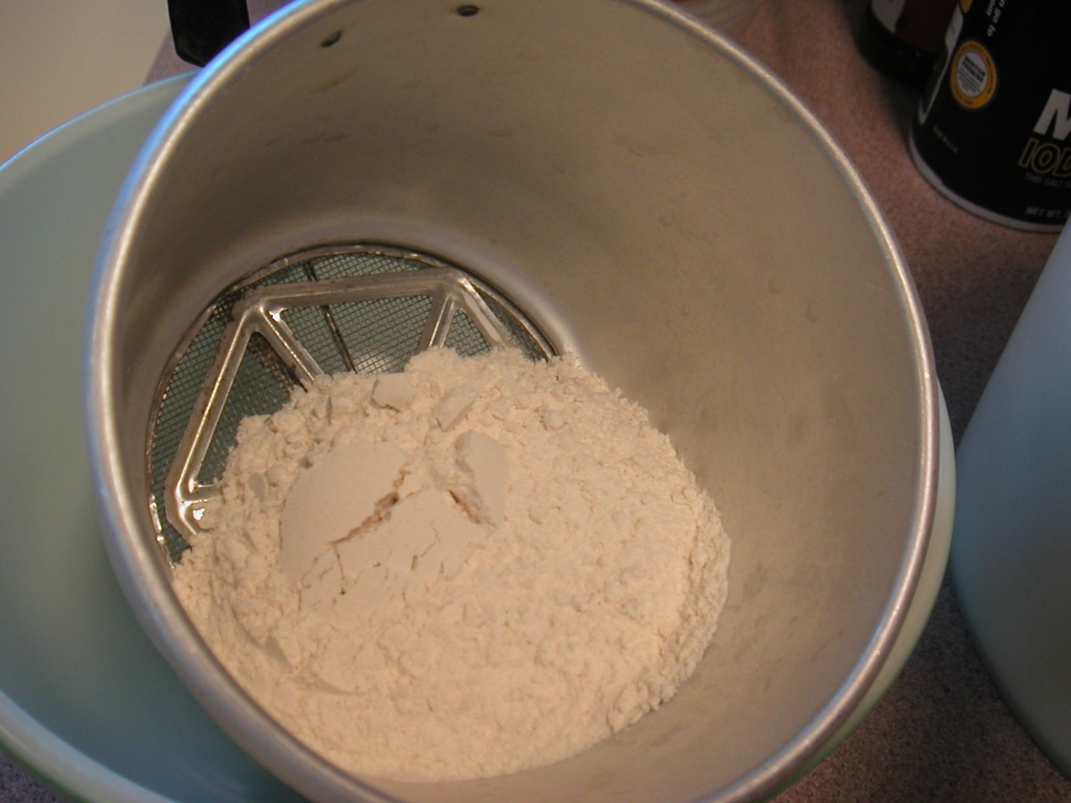 Sifting the flour is optional, although, it turns out a flakier and lighter crust if you do.