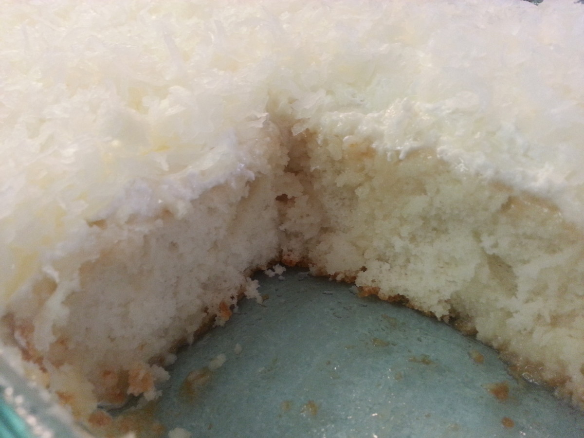 Over-the-top moist and easy coconut cake