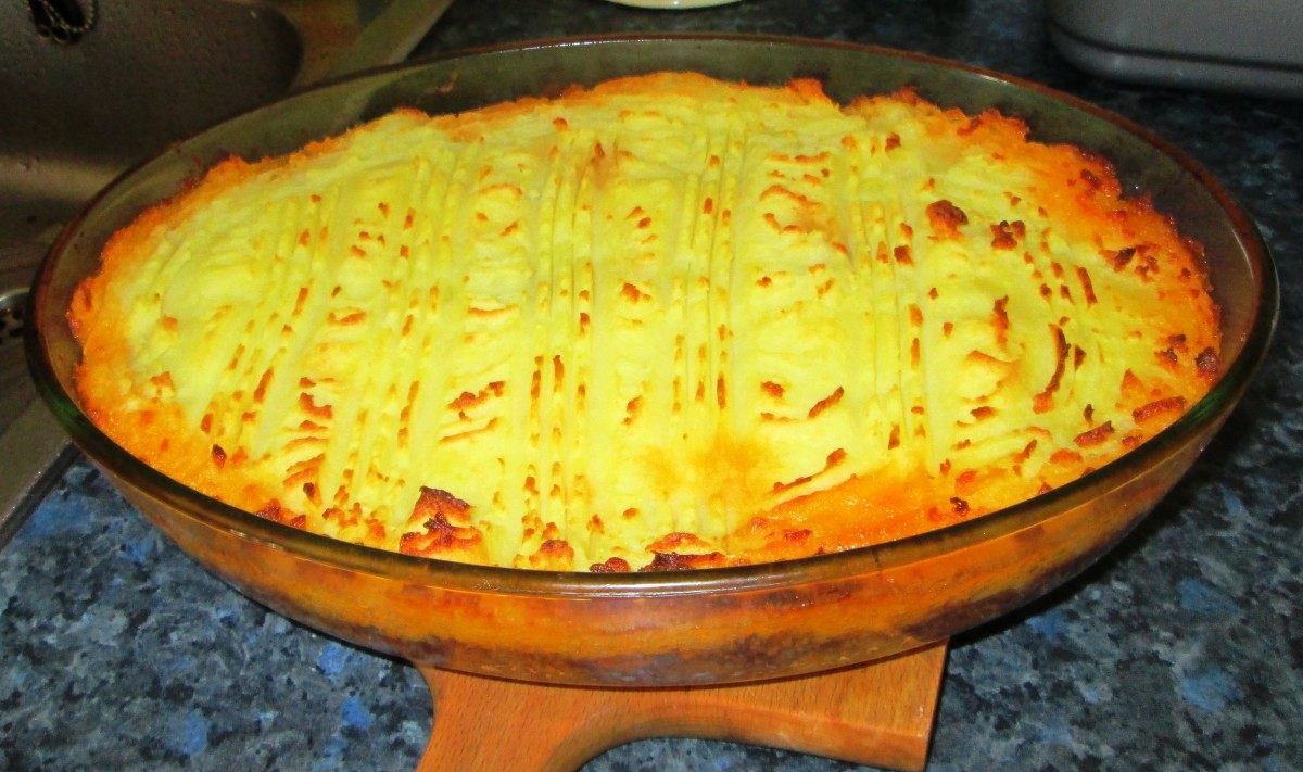 Recipe for homemade cottage pie