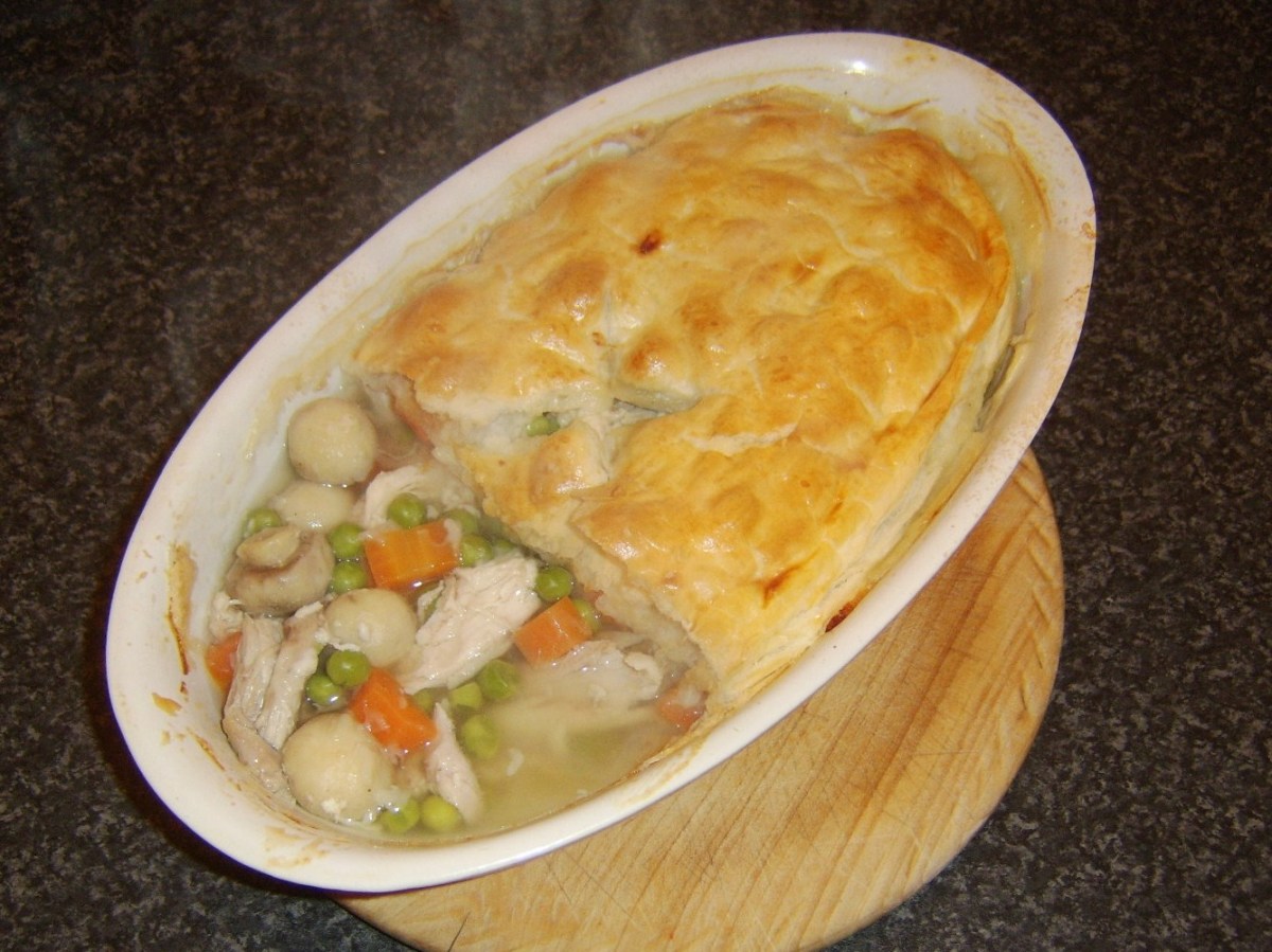 Chicken and mushroom is an incredibly simple yet delicious pie combination and just one of the many endless possibilities