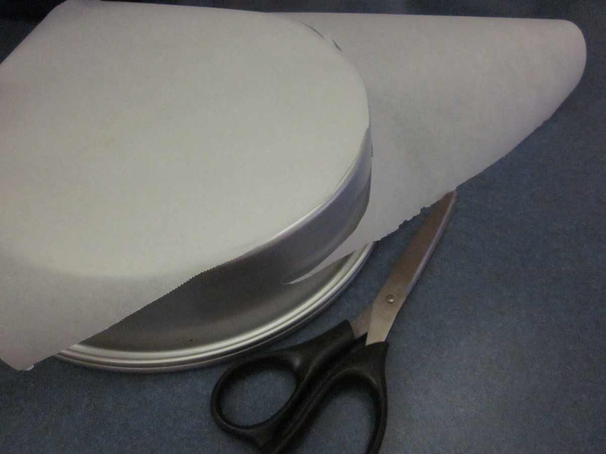 Lining a round cake pan with parchment paper is simpler than you might think!