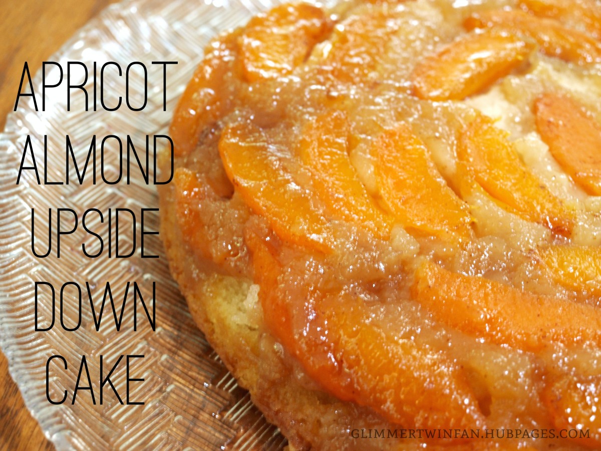 Apricot Almond Upside Down Cake