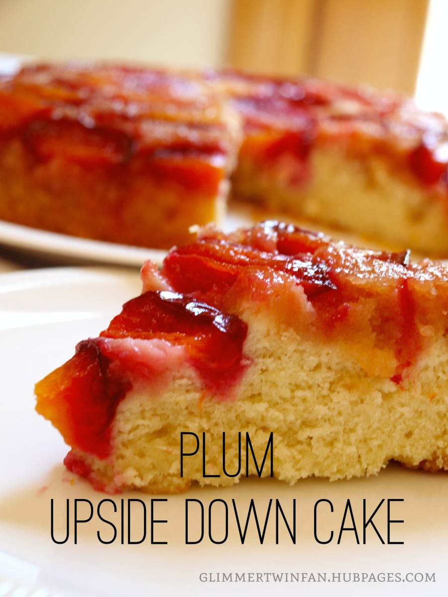 Plum Upside Down Cake Recipe