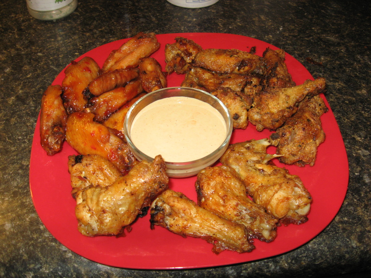 Try white BBQ sauce with wings!