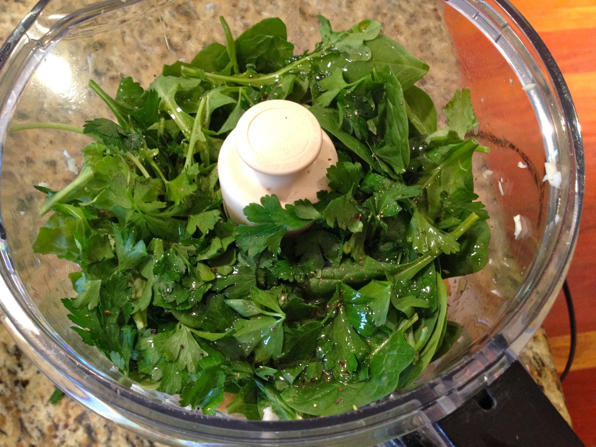 Add remaining ingredients to food processor.