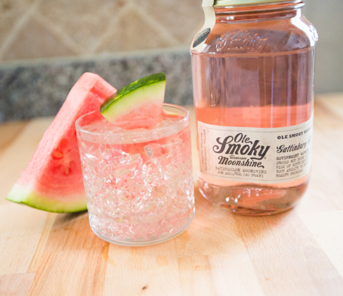 Watermelon moonshine. Click the link for the recipe as well as additional big batch moonshine cocktail recipes.
