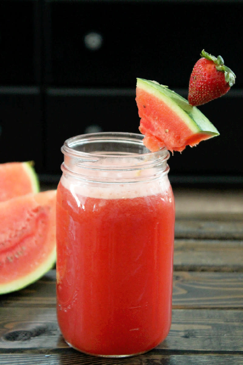 Strawberry watermelon water.