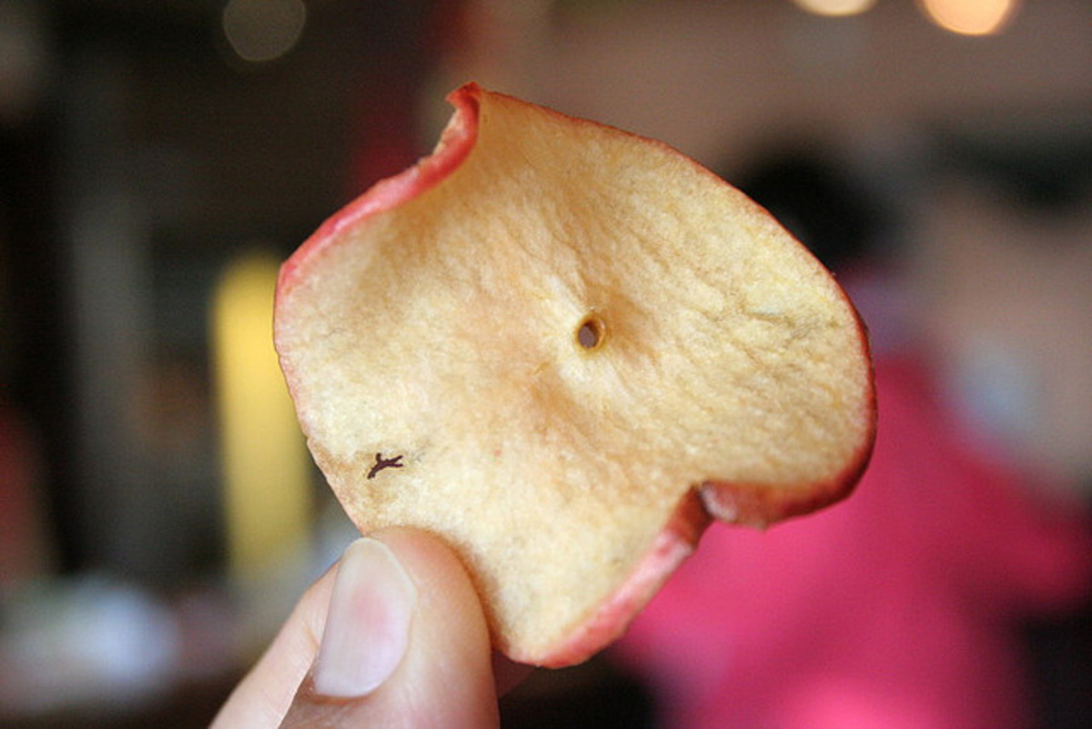 These delicious baked apple chips can be enjoyed as a healthy snack at any time of the day.