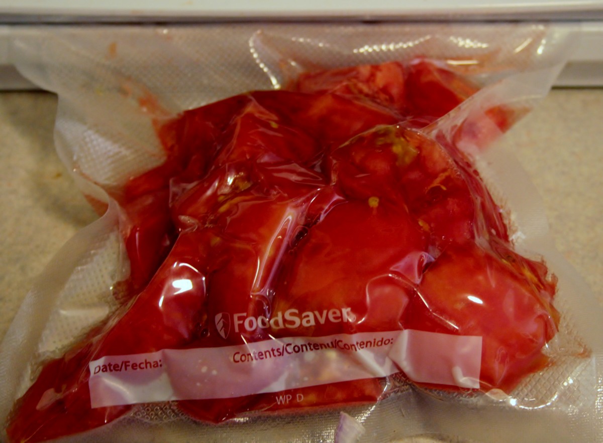 We use a Food Saver vacuum sealer, but you could also use plain freezer bags or jars.