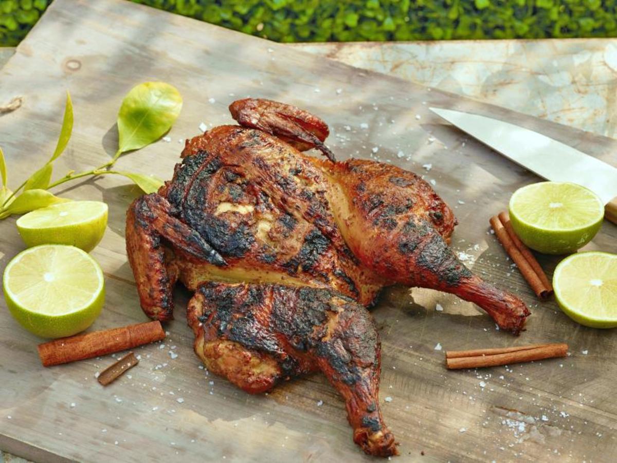 smoked ginger chicken with cloves