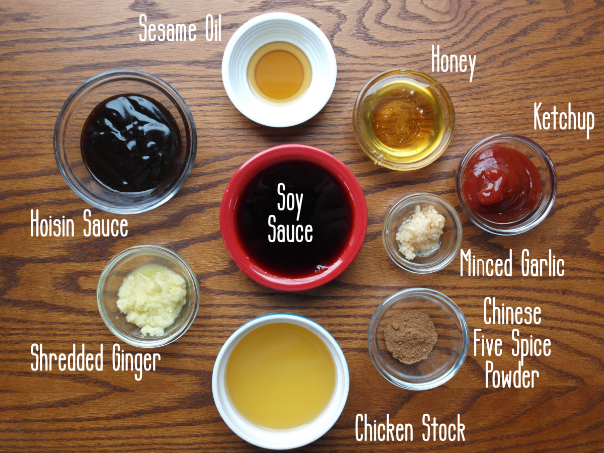 These are the ingredients you'll need for the Chinese five spice pork.