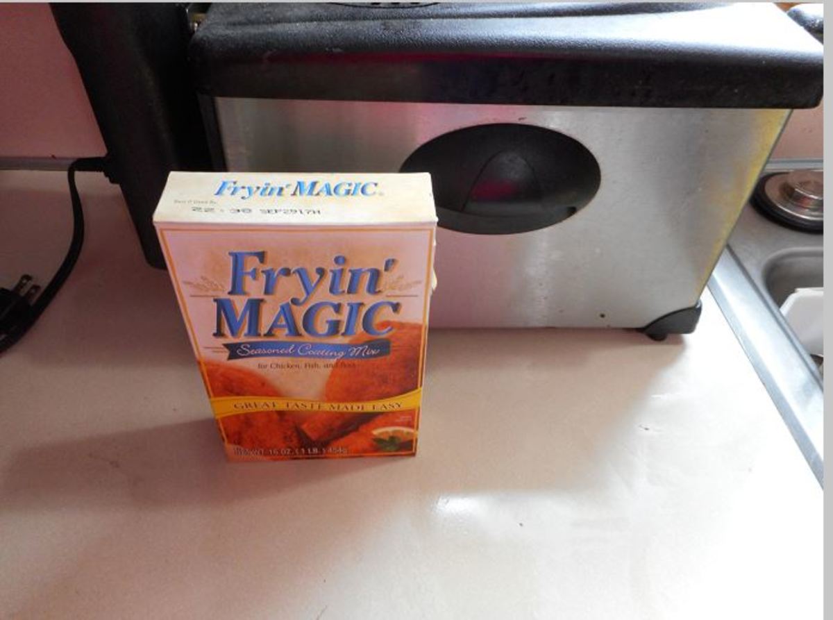 Coat and deep fry until golden; use Fryin' Magic.