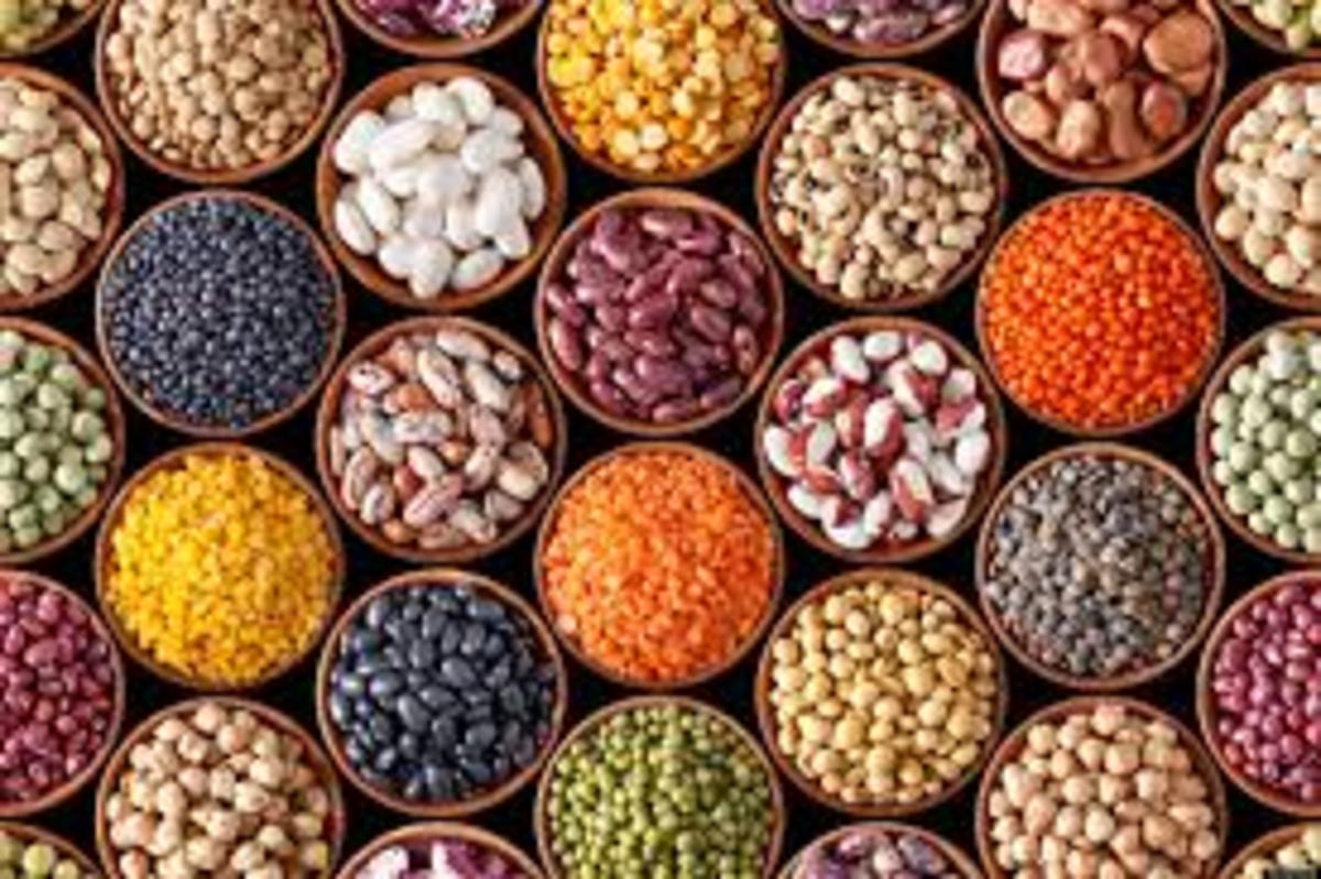 A wide variety of legumes are available.