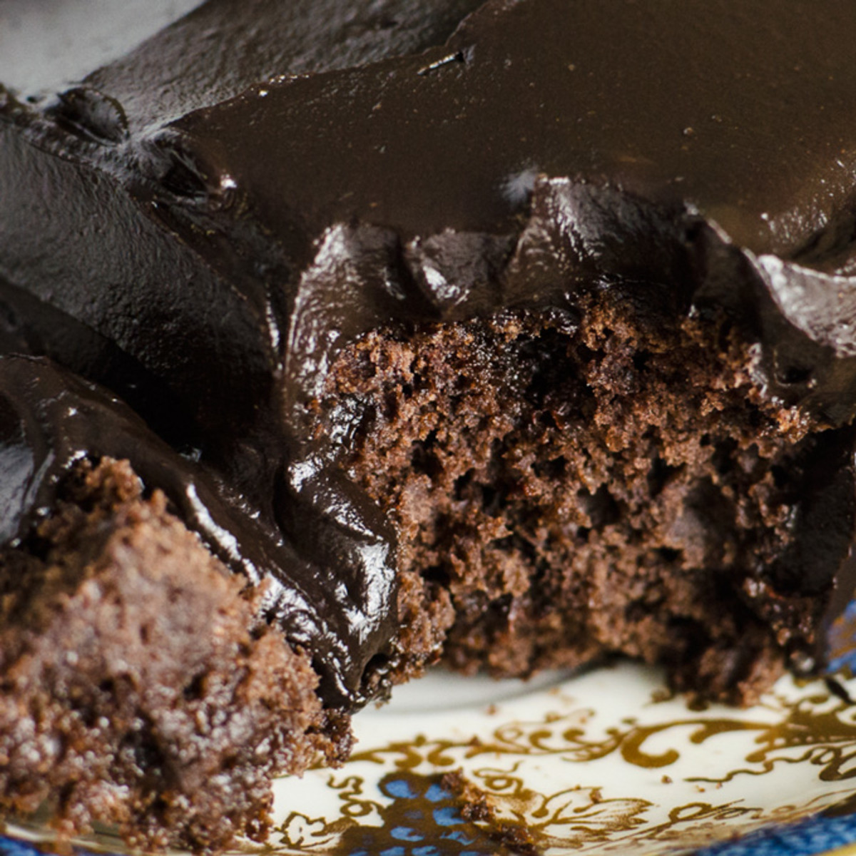 Chocolate avocado frosting—doesn't this look amazing!