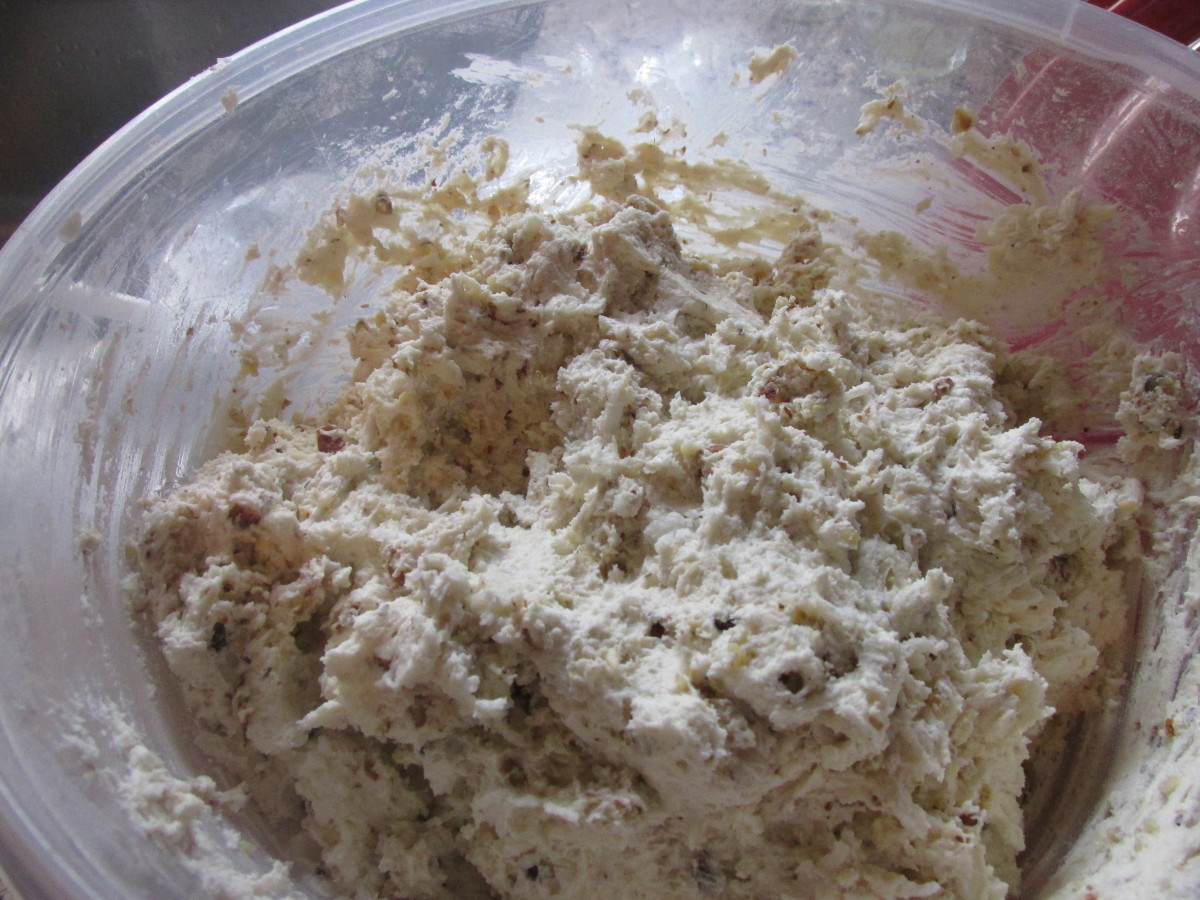 The dough before it's refrigerated.